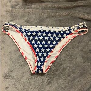 American Flag patterned VS bathing suit bottoms